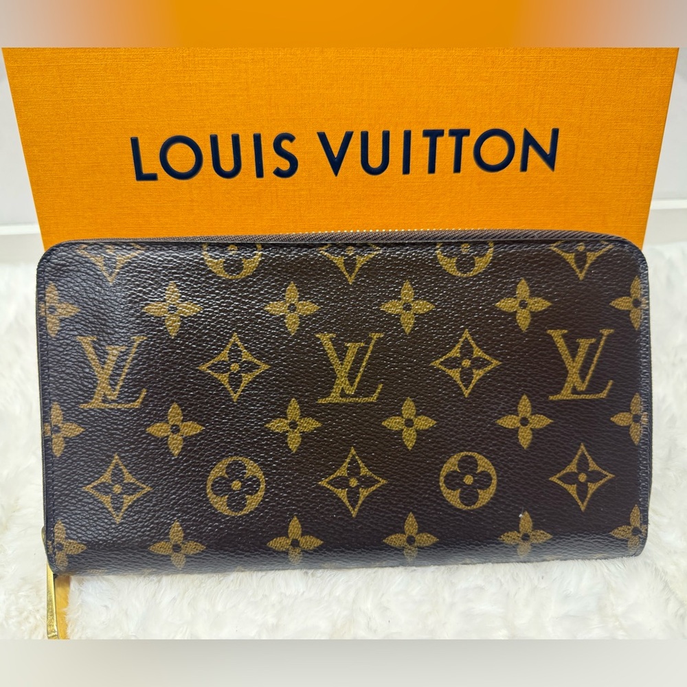 LOUIS VUITTON-SN2113 Large Organizer Zippy Wallet Monogram Canvas
